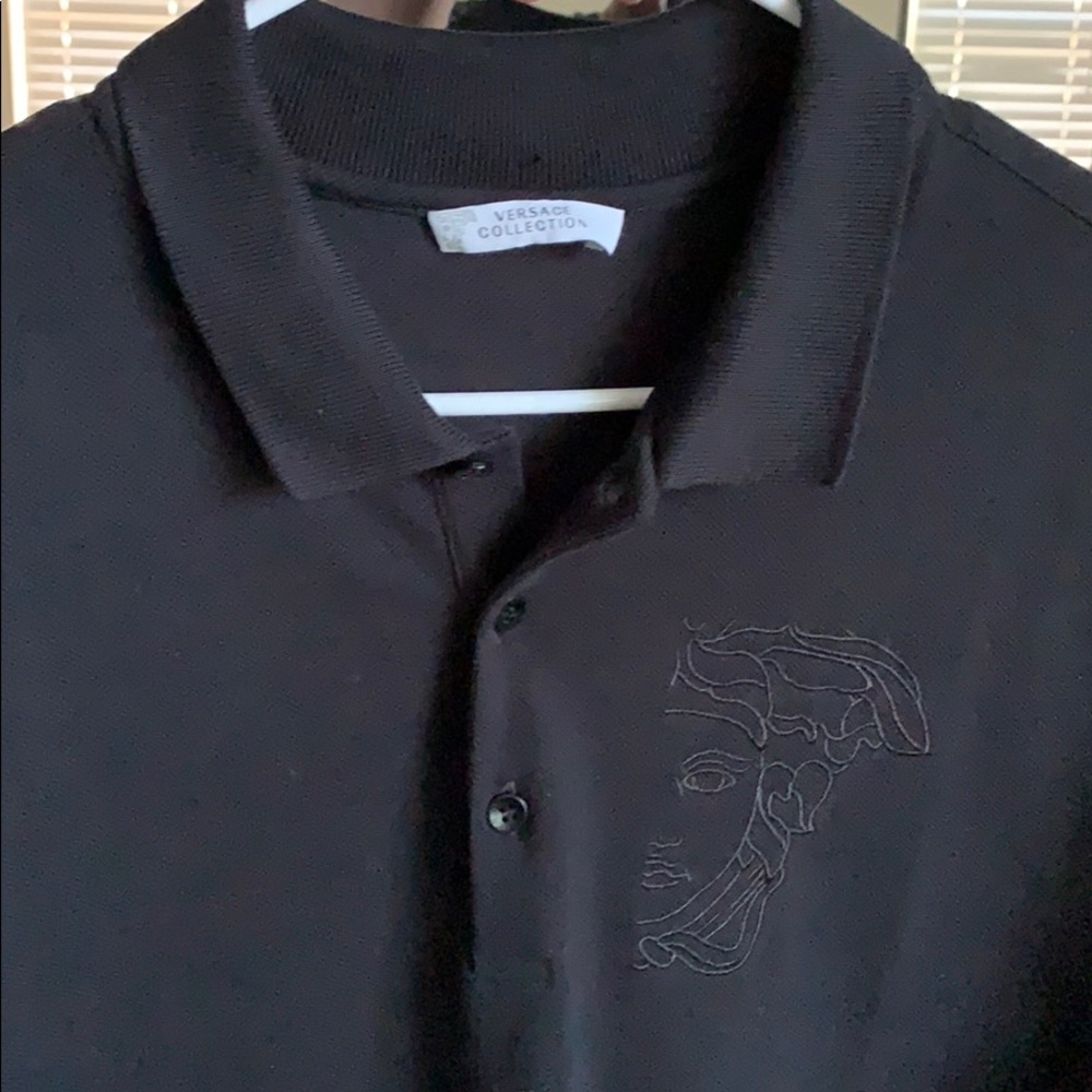 Versace polo shirt  “L”